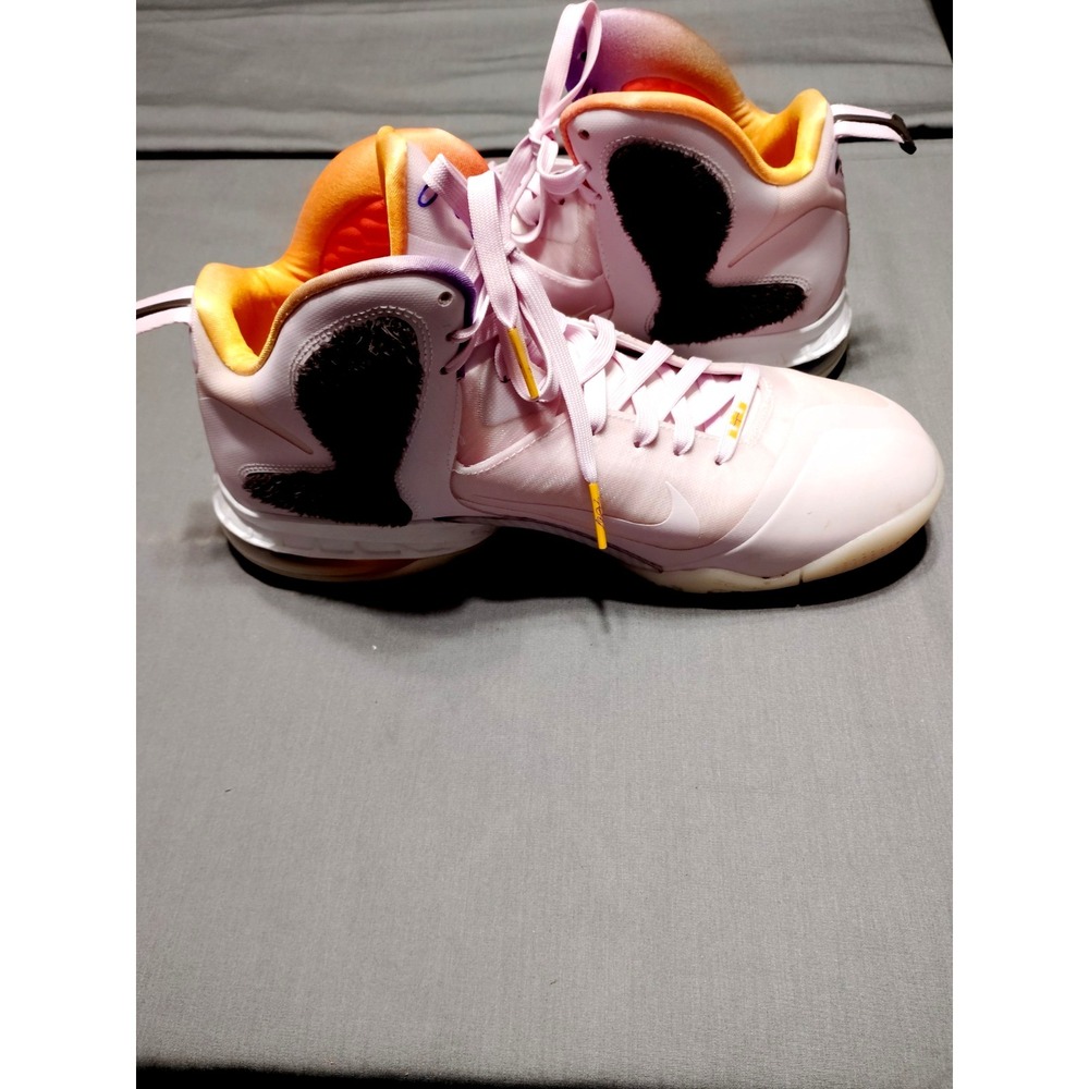 Nike LeBron 19 Teddy Bear Fuzzy Pink Orange Men Sz 10.5 Basketball Sneaker Shoes